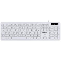 Imagem de Teclado Chocolate Branco Slim Multimidia 1.8 Metros Usb - T