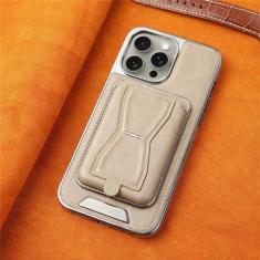 Imagem de Capa de telefone com suporte de carteira de couro para iphone 13 12 14 15 Pro Max 15Plus Suporte de cartão de telefone Capa de couro para iphone 13 14 15 ProMax, café leve, para iPhone 15 Pr