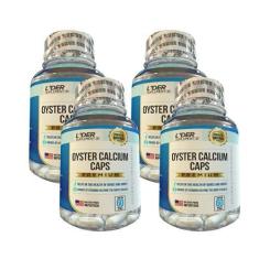 Imagem de Oyster Calcium caps - 60 caps 500mg kit com - 4 potes