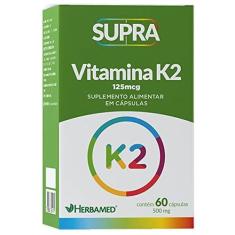 Imagem de Supra Vitamina K2-500mg 60 Cápsulas - Herbamed