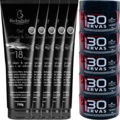 Imagem de Revenda Atacado 5 Gel 30 Ervas Power 300G + 5 Gel Cartilagem De Tubarã
