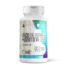 Imagem de CÁLCIO DE OSTRAS C/VITAMINA D3-500MG (60 Cápsulas) +CAPS (1)