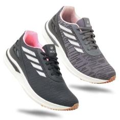 Imagem de Kit 2 Pares Tênis Feminino Academia Corrida Caminhada Combo - Nog