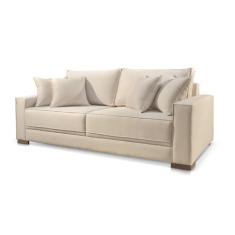 Imagem de Sofá 2 Lugares Fixo Living Hotello Suede Bege Claro 01 1,80M - Poltjá