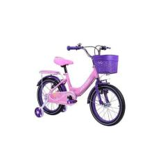 Imagem de Bicicleta Infantil Aro 16 Menina Cor Rosa - Unitoys 2660