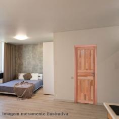 Imagem de Porta de Madeira Folha 210cmx80cmx3cm PE801 Pop Esel Marroml