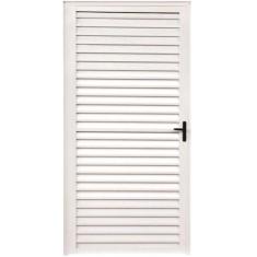 Imagem de Porta De Alum nio Palheta Branco Linha 25 - Dc 210 X 70