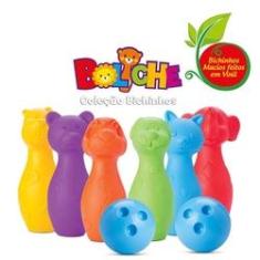 Jogo de Boliche Infantil Bolibichos - Tateti - SETOR STORE