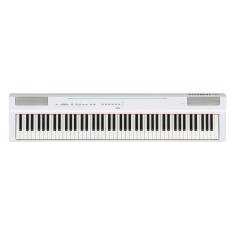 Imagem de Piano Digital P 125A WH Branco 88 Teclas Sensitivas com Fonte e Pedal Yamaha