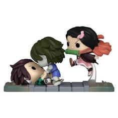 Imagem de Pop Funko 1419 Demon Slayer Tanjiro & Nezuko Vs Temple Demon