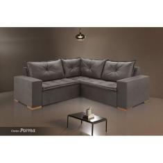 Imagem de Sofá de Canto Parma Vicam Estofados Marrom