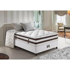 Imagem de Cama Box Solteiro Colchão + Box 88x188 Molas Ensacadas Cama Inbox Relax Pillow