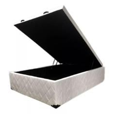 Imagem de Cama Box Baú Casal Padrão - Reforçada / Blindada Branco