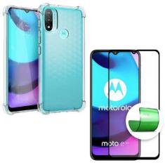 Imagem de Capa Capinha + Película 9D Cerâmica Moto E20 - Armyshield