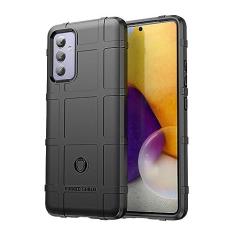 Imagem de Capa de telefone para Samsung Galaxy A82, fibra de carbono refinada, anti-queda, anti-impressões digitais, proteção total de 360°