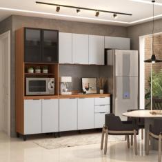 Imagem de Cozinha Completa Torino 11 Portas 2 Gavetas Amêndola Touch/Nude Prime