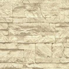 Imagem de Papel De Parede Lavável Pedra Travertino Rústico 9M