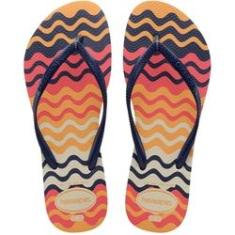 Imagem de Havaianas Chinelo Feminino Slim Harmony Bege Palha