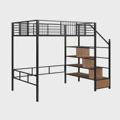 Imagem de Beliche Suspenso com Escada Morgan Solteiro