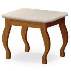 Imagem de Banqueta com Almofada para Penteadeira Freijó  Luapa