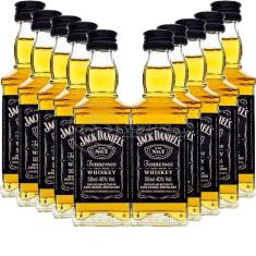 Imagem de Kit 10 Miniatura Whisky Uísque Jack Daniels Nº7 50Ml