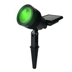 Imagem de Refletor Solar Luminária Jardim Spot Luz Cor Verde Super Led