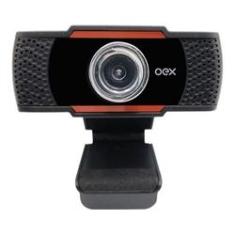Imagem de Webcam Lente Angular Usb 720P Oex W200 Com Microfone 2 Mpx