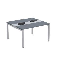 Imagem de Mesa Plataforma Para Coworking 130x792 Psc130 Grafito/cinza