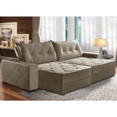 Imagem de Sofá Hollywood Molas Ensacadas 3,10m Castor