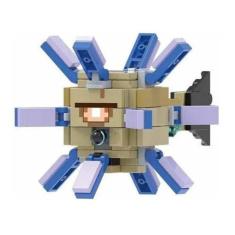 Imagem de Boneco Minifigure Blocos De Montar Guardião Ancião Minecraft - Mega Bl