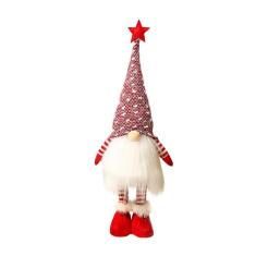 Imagem de Boneca de Natal com luzes brilhantes Rudolph Boneca Sem Rosto Ol