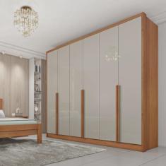 Imagem de Guarda Roupa Casal 100% mdf 6 Portas 6 Gavetas Fortuna Tcil