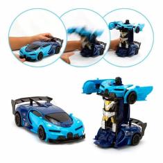 Imagem de Carrinho de Controle Remoto - Changebot - Carro Robô - Azul - Polibrinq