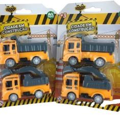 Imagem de Carrinho De Fricção 02 Peças Construção, Brinquedo De Construção Vibra
