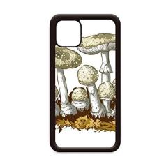 Imagem de Linda estampa de cogumelo branco ilustração para iPhone 11 Pro Max capa para Apple Mobile Case Shell