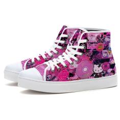 Imagem de Tênis Cano Alto Desenhos Hello Kitty Novidade-Unissex