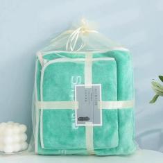 Imagem de kit Jogo de Toalha de Banho e Rosto de Microfibra Microfibra Microfibr