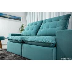 Imagem de Sofá Retrátil e Reclinável 4 Lugares Kaua com Molas 2,50cm Imperio Ver