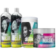 Imagem de Kit Soul Power 4 Produtos Com Creme De Pentear Definidor De Cachos Veg