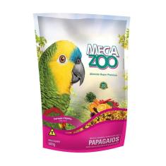 Imagem de Ração Megazoo para Papagaios Frutas e Legumes - 600g