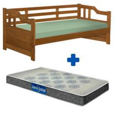 Imagem de Cama De Babá Madeira Maciça Solteiro Castanho Amsterdã Shop Jm Com Col