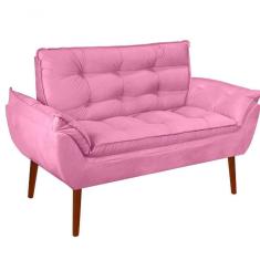 Imagem de Namoradeira Opala Elegante Suede Rose