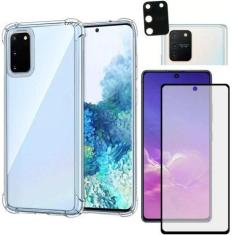 Imagem de Capinha + Película 3D + Película Câmera Samsung S10 Lite - Armyshield