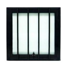 Imagem de Janela Maxiar De Banheiro Com Grade 50x50 Preto [f123]