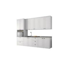 Imagem de Cozinha Modulada Americana com 6 Peças Branco Hp - Henn
