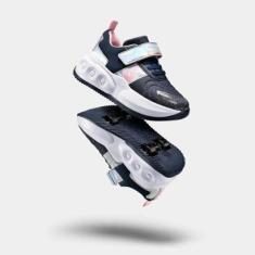 Imagem de Tênis Bibi Skatênis Azul Marinho com Rosa 1243006-Feminino