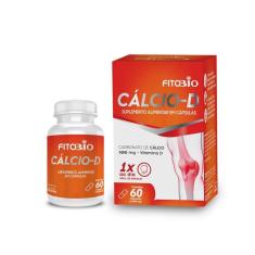 Imagem de Suplemento Fitobio Cálcio + Vitamina D 60 Capsulas