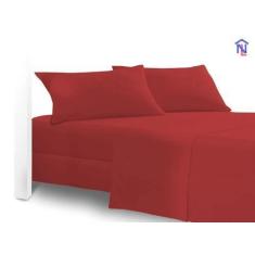 Imagem de Lençol Premier Casal Padrão 3 Peças Microfibra Liso - Relíquias do Int