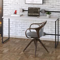 Imagem de Mesa Escrivaninha Dynamica Branco Chess/preto 11069 - Compace