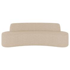 Imagem de Sofá 4 Lugares Para Sala De Estar Living 260cm Koane D06 Linho Marfim - Mpozenato